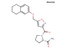1-({5-[(5,6,7,8-tetrahydro-2-naphthalenyloxy)methyl]-3-isoxazolyl}carbonyl)-L-prolinamide
