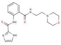 N-(2-{[(2-morpholin-4-ylethyl)amino]carbonyl}phenyl)-1H-imidazole-2-carboxamide