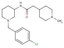 N-[1-(4-chlorobenzyl)-3-piperidinyl]-2-(1-methyl-4-piperidinyl)acetamide