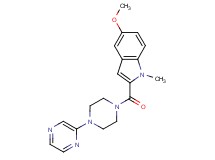 5-methoxy-1-methyl-2-{[4-(2-pyrazinyl)-1-piperazinyl]carbonyl}-1H-indole