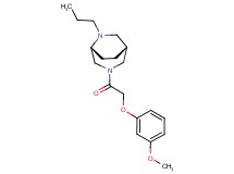 (1R*,5R*)-3-[(3-methoxyphenoxy)acetyl]-6-propyl-3,6-diazabicyclo[3.2.2]nonane