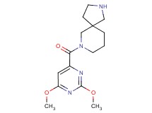 7-[(2,6-dimethoxypyrimidin-4-yl)carbonyl]-2,7-diazaspiro[4.5]decane