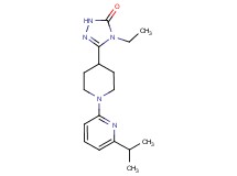 4-ethyl-5-[1-(6-isopropylpyridin-2-yl)piperidin-4-yl]-2,4-dihydro-3H-1,2,4-triazol-3-one