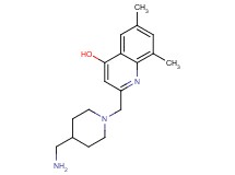 2-{[4-(aminomethyl)-1-piperidinyl]methyl}-6,8-dimethyl-4-quinolinol dihydrochloride