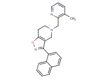 5-[(3-methylpyridin-2-yl)methyl]-3-(1-naphthyl)-4,5,6,7-tetrahydroisoxazolo[4,5-c]pyridine