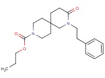 propyl 3-oxo-2-(2-phenylethyl)-2,9-diazaspiro[5.5]undecane-9-carboxylate