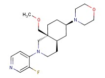 (4aR*,6R*,8aS*)-2-(3-fluoro-4-pyridinyl)-8a-(methoxymethyl)-6-(4-morpholinyl)decahydroisoquinoline