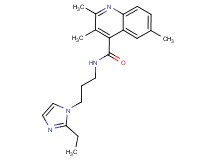 N-[3-(2-ethyl-1H-imidazol-1-yl)propyl]-2,3,6-trimethyl-4-quinolinecarboxamide