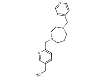 1-[(5-ethylpyridin-2-yl)methyl]-4-(pyridin-4-ylmethyl)-1,4-diazepane