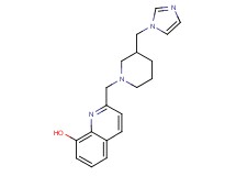 2-{[3-(1H-imidazol-1-ylmethyl)piperidin-1-yl]methyl}quinolin-8-ol
