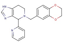 5-(2,3-dihydro-1,4-benzodioxin-6-ylmethyl)-4-pyridin-2-yl-4,5,6,7-tetrahydro-1H-imidazo[4,5-c]pyridine