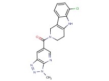 6-chloro-2-[(3-methyl-3H-[1,2,3]triazolo[4,5-b]pyridin-6-yl)carbonyl]-2,3,4,5-tetrahydro-1H-pyrido[4,3-b]indole