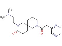 2-[2-(dimethylamino)ethyl]-8-(pyrazin-2-ylacetyl)-2,8-diazaspiro[5.5]undecan-3-one