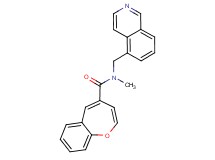 N-(5-isoquinolinylmethyl)-N-methyl-1-benzoxepine-4-carboxamide