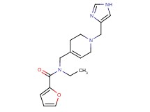 N-ethyl-N-{[1-(1H-imidazol-4-ylmethyl)-1,2,3,6-tetrahydropyridin-4-yl]methyl}-2-furamide