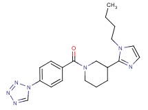 3-(1-butyl-1H-imidazol-2-yl)-1-[4-(1H-tetrazol-1-yl)benzoyl]piperidine