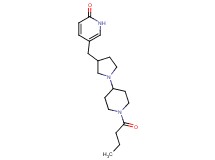 5-{[1-(1-butyryl-4-piperidinyl)-3-pyrrolidinyl]methyl}-2(1H)-pyridinone