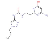 N-[2-(4-amino-6-hydroxypyrimidin-2-yl)ethyl]-N'-(1-propyl-1H-1,2,3-triazol-4-yl)urea