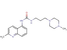N-[3-(4-methylpiperazin-1-yl)propyl]-N'-(2-methylquinolin-5-yl)urea