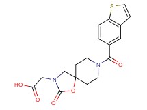 [8-(1-benzothien-5-ylcarbonyl)-2-oxo-1-oxa-3,8-diazaspiro[4.5]dec-3-yl]acetic acid