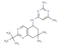 N~4~-(2-tert-butyl-7,7-dimethyl-5,6,7,8-tetrahydroquinazolin-5-yl)-6-methylpyrimidine-2,4-diamine