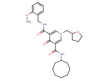 N-cyclooctyl-N'-(2-methoxybenzyl)-4-oxo-1-(tetrahydro-2-furanylmethyl)-1,4-dihydro-3,5-pyridinedicarboxamide