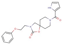 3-(2-phenoxyethyl)-8-(1H-pyrrol-2-ylcarbonyl)-1-oxa-3,8-diazaspiro[4.5]decan-2-one