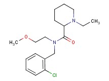 N-(2-chlorobenzyl)-1-ethyl-N-(2-methoxyethyl)piperidine-2-carboxamide