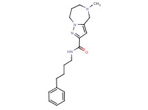 5-methyl-N-(4-phenylbutyl)-5,6,7,8-tetrahydro-4H-pyrazolo[1,5-a][1,4]diazepine-2-carboxamide