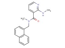 N-methyl-2-(methylamino)-N-(1-naphthylmethyl)nicotinamide trifluoroacetate