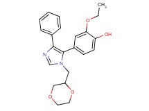 4-[1-(1,4-dioxan-2-ylmethyl)-4-phenyl-1H-imidazol-5-yl]-2-ethoxyphenol