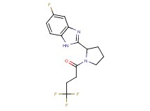5-fluoro-2-[1-(4,4,4-trifluorobutanoyl)-2-pyrrolidinyl]-1H-benzimidazole