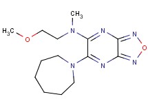 6-(1-azepanyl)-N-(2-methoxyethyl)-N-methyl[1,2,5]oxadiazolo[3,4-b]pyrazin-5-amine