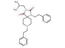 3-isobutyl-1,8-bis(2-phenylethyl)-1,3,8-triazaspiro[4.5]decane-2,4-dione