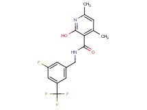 N-[3-fluoro-5-(trifluoromethyl)benzyl]-2-hydroxy-4,6-dimethylnicotinamide