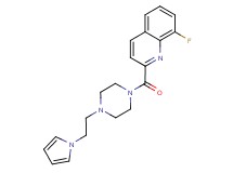8-fluoro-2-({4-[2-(1H-pyrrol-1-yl)ethyl]-1-piperazinyl}carbonyl)quinoline