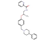 N-(2-{4-[(4-phenyl-1-piperidinyl)methyl]phenoxy}propyl)-2-pyridinecarboxamide
