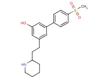 4'-(methylsulfonyl)-5-(2-piperidin-2-ylethyl)biphenyl-3-ol