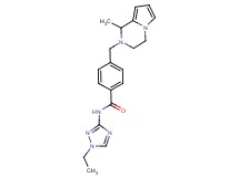 N-(1-ethyl-1H-1,2,4-triazol-3-yl)-4-[(1-methyl-3,4-dihydropyrrolo[1,2-a]pyrazin-2(1H)-yl)methyl]benzamide