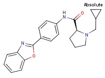 N-[4-(1,3-benzoxazol-2-yl)phenyl]-1-(cyclopropylmethyl)-L-prolinamide