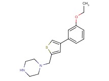 1-{[4-(3-ethoxyphenyl)-2-thienyl]methyl}piperazine