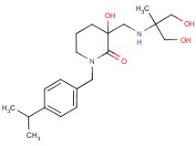 3-hydroxy-3-({[2-hydroxy-1-(hydroxymethyl)-1-methylethyl]amino}methyl)-1-(4-isopropylbenzyl)piperidin-2-one