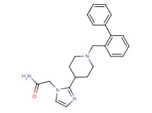 2-{2-[1-(2-biphenylylmethyl)-4-piperidinyl]-1H-imidazol-1-yl}acetamide