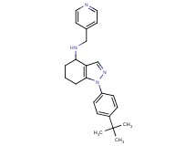1-(4-tert-butylphenyl)-N-(4-pyridinylmethyl)-4,5,6,7-tetrahydro-1H-indazol-4-amine