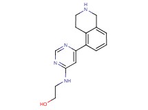 2-{[6-(1,2,3,4-tetrahydroisoquinolin-5-yl)pyrimidin-4-yl]amino}ethanol