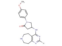 1-(4-methoxyphenyl)-4-(6,7,8,9-tetrahydro-5H-pyrimido[4,5-d]azepin-4-ylamino)-2-pyrrolidinone dihydrochloride