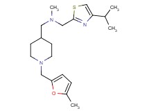1-(4-isopropyl-1,3-thiazol-2-yl)-N-methyl-N-({1-[(5-methyl-2-furyl)methyl]-4-piperidinyl}methyl)methanamine