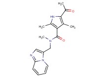 5-acetyl-N-(imidazo[1,2-a]pyridin-3-ylmethyl)-N,2,4-trimethyl-1H-pyrrole-3-carboxamide trifluoroacetate