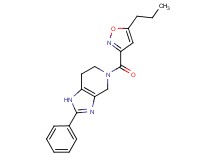 2-phenyl-5-[(5-propylisoxazol-3-yl)carbonyl]-4,5,6,7-tetrahydro-1H-imidazo[4,5-c]pyridine