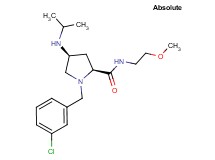 (4S)-1-(3-chlorobenzyl)-4-(isopropylamino)-N-(2-methoxyethyl)-L-prolinamide